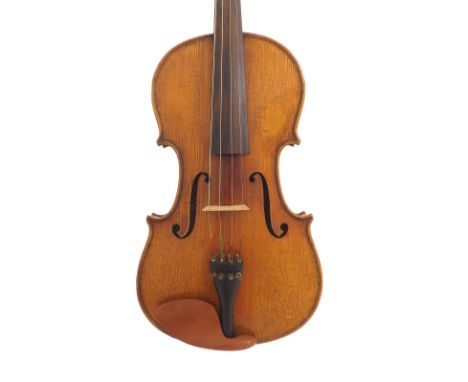 Late 19th century Stradivari copy viola, 15 5/8", 39.70cm
