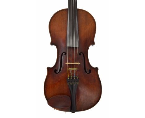 20th century violin, bearing the Hill number T903 to the end of the fingerboard, probably by John Wilkinson, unlabelled, the 