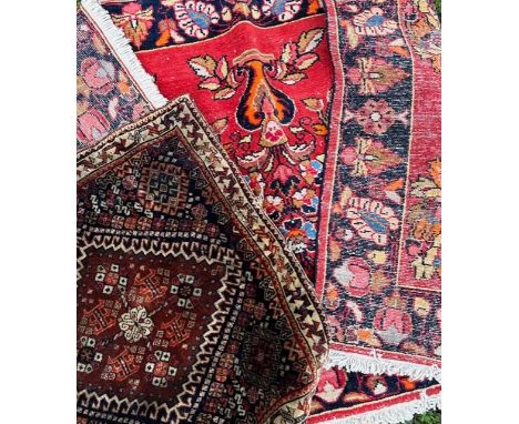 A collection of small Iranian&nbsp; fragments and saddle bag&nbsp;