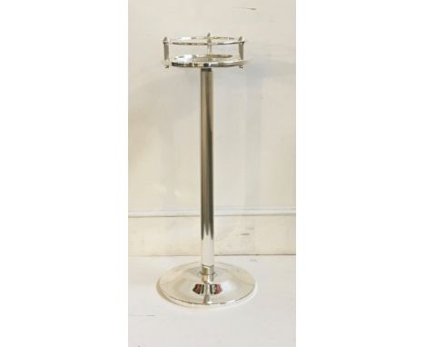 A Christofle silver plated wine/ice bucket stand, impressed factory marks, height 68.5cm.   