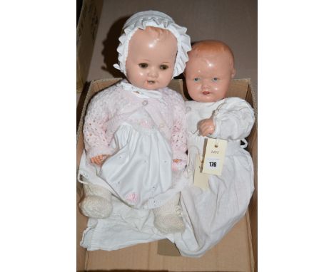 Two early 20th Century dolls, one marked 'AS Germany, No. 550/3 3/4in. K'.