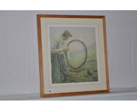 A limited edition colour print, after Alan Stones - "Brother Sun", signed, inscribed and dated 1990, numbered 5/200.