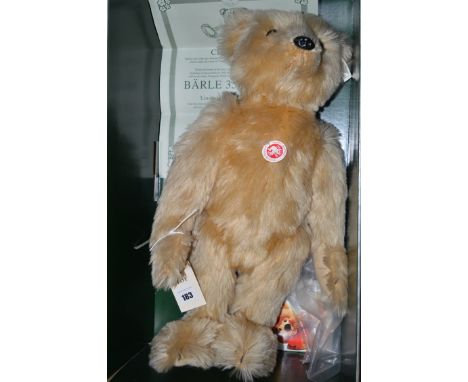 A Barle 35 PAB 1905 light brown No. 50 Steiff teddy bear, limited edition 5768/6000, with certificate, in original box.