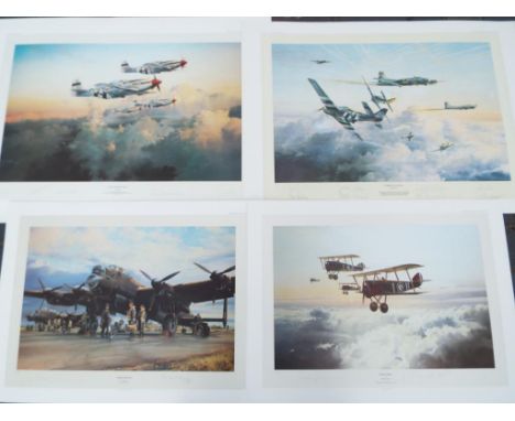 After Robert Taylor - four limited edition prints by Robert Taylor to include 'High Patrol' No. 89 of 850 signed in the margi