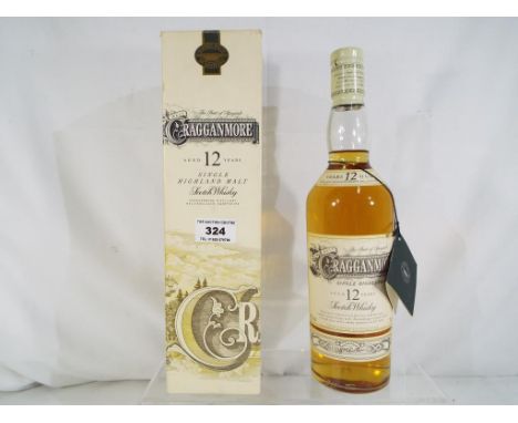 Cragganmore single Highland malt Scotch whisky aged 12 years, Ballindalloch, 70cl, 40% vol, in carton, some minor creasing to