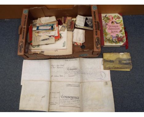 A good lot to include a good quality photograph album marked Victorian Photograph Album, a vintage Ordnance Survey map of the