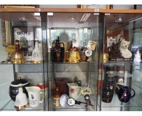 Breweriana - a large quantity of Whisky related collectables to include advertising mirrors, ice buckets by Whyte and Mackay,
