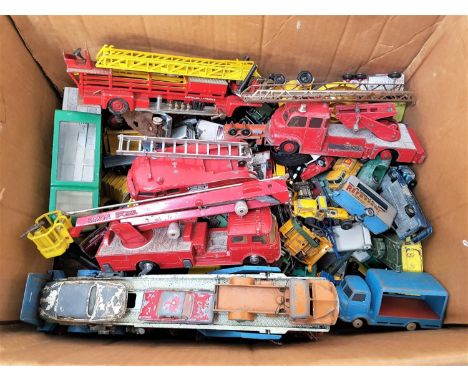 LARGE SELECTION OF CORGI, DINKY AND OTHER DIE CAST VEHICLESincluding trucks, cars and other vehicles 