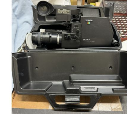A Sony video camera HVC-3000P cased