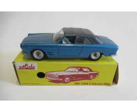 Solido 133 Fiat 2300 Cabriolet Ghia, box G, model E (Est. plus 24% premium inc. VAT)
