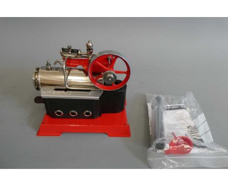 Wilesco D14 single cylinder stationary steam engine, E (Est. plus 24% premium inc. VAT)