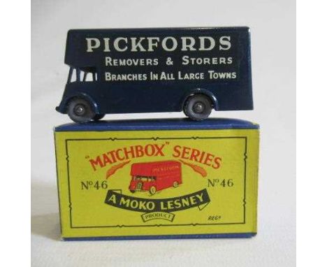 Matchbox 46b Pickfords Removal van, box M, model M (Est. plus 24% premium inc. VAT)