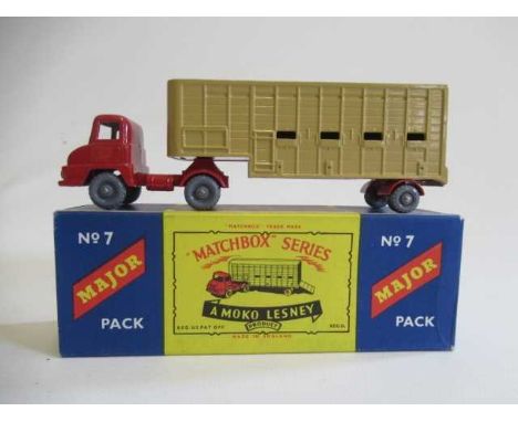 Matchbox Major Pack 7 Ford Thames cattle truck, box M, model M (Est. plus 24% premium inc. VAT)