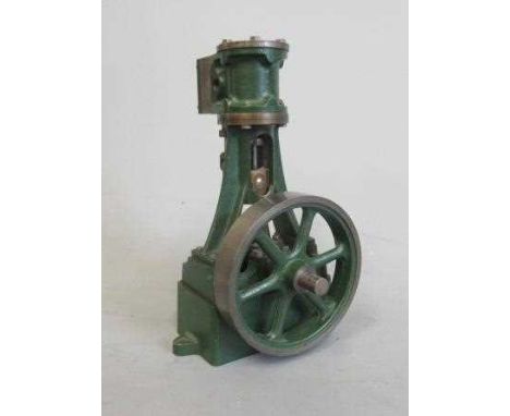 Stuart 10v single cylinder, non-reversing engine finished in green, E (Est. plus 24% premium inc. VAT)