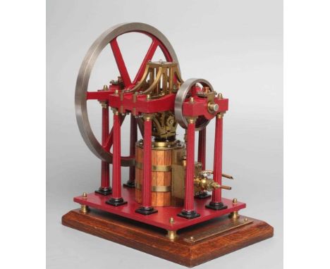 A James Booth Rectilinear six pillar steam engine of 1843. An exceptionally well engineered model of an interesting and compl