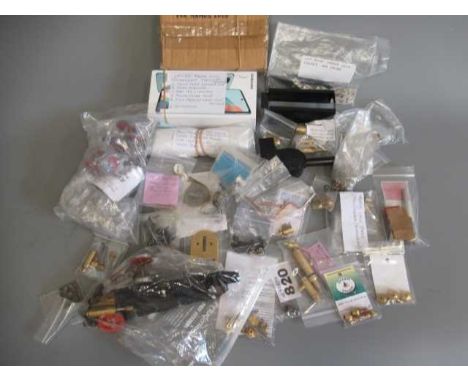 A large quantity of parts for Mamod steam locomotives and other steam models, most items as new, G-M (Est. plus 24% premium i