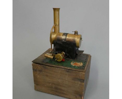 Bowman steam engine M167, well used in good order with wooden box (Est. plus 24% premium inc. VAT)