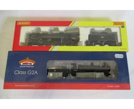 Bachmann B.R. Class G2A 49287, boxed E, and Hornby Railroad Evening Star, boxed, E (Est. plus 24% premium inc. VAT)