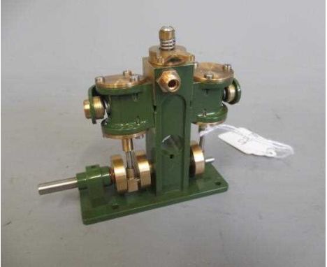 Stuart Puffin twin cylinder oscillating engine, unused, E (Est. plus 24% premium inc. VAT)