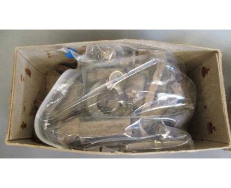 Set of castings for unknown G1 engine, includes wheel castings, unchecked for completeness (Est. plus 24% premium inc. VAT)