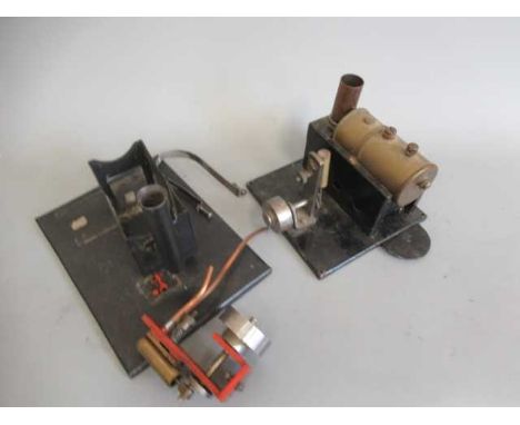 Small oscillating steam engine, spirit fire single cylinder and further additional parts, F (Est. plus 24% premium inc. VAT)