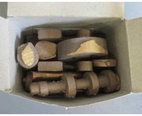 Set of castings for 3/8" bore, 1/2" stroke oscillating engine, unchecked for completeness (Est. plus 24% premium inc. VAT)
