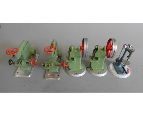 Wilesco workshop equipment comprising two shaping planes, two press tools and drill, F-G (Est. plus 24% premium inc. VAT)