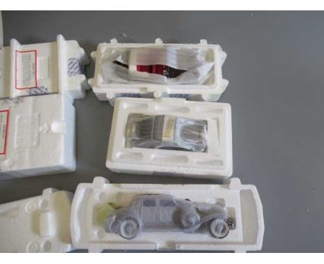 Franklin Mint 1941 Lincoln Continental MKI, 1933 Duesenberg SJ and 1932 Ford Deuce V8, all items boxed, E-M (Est. plus 24% pr