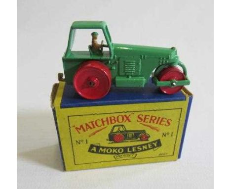Matchbox 1b Diesel Road Roller, box M, model M (Est. plus 24% premium inc. VAT)