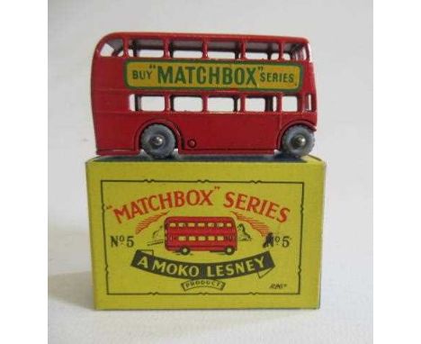 Matchbox 5a 52mm London Bus, box M, model M (Est. plus 24% premium inc. VAT)