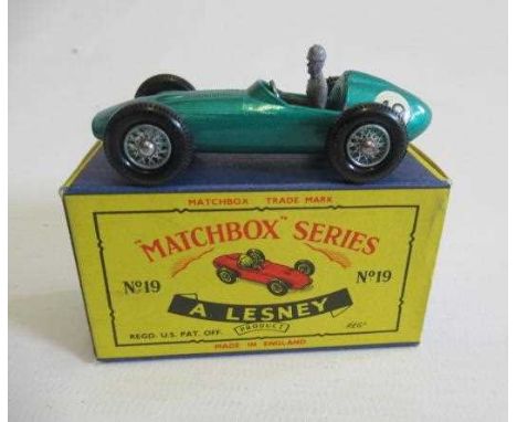 Matchbox 19c Aston Martin Racer, box M, model M (Est. plus 24% premium inc. VAT)