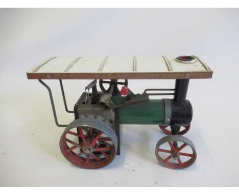 Mamod TE1 traction engine, burner missing, some minor rusting, F (Est. plus 24% premium inc. VAT)