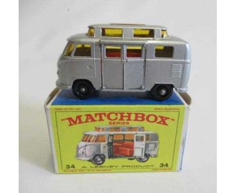 Matchbox 34c Volkswagen Camper, box M, model M (Est. plus 24% premium inc. VAT)