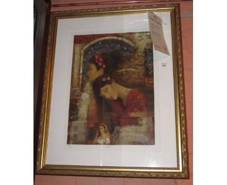 After Peter Nixon, 'Regal II', limited edition colour lithograph, signed in pencil by the artist, no. 693 of 750.  Framed and