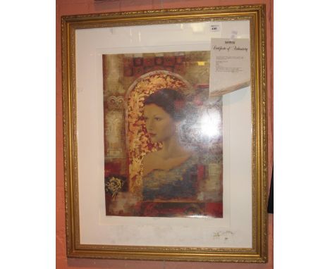 After Peter Nixon, 'Regal I', limited edition colour lithograph, signed in pencil by the artist, no.: 690 of 750.  Framed and