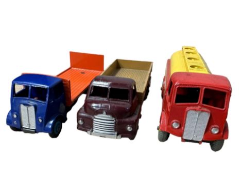 Dinky unboxed collection, generally excellent to good plus, would benefit from light cleaning, with Big Bedford Lorry maroon 