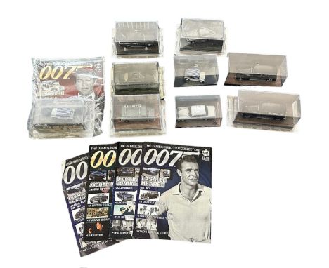 GE Fabbri. James Bond 007 collection, generally excellent in excellent to good plus plastic display cases, with Aston Martin 