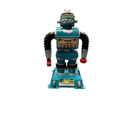 Ideal Toys 1968 Zeriod Zerac the Destroyer robot, generally excellent in good plus original plastic case (small crack to hing