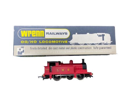 Wrenn. LMS 7420 0-6-0T locomotive No. W2204, excellent in excellent box with packer No. 3 stamped underneath, packing pieces,