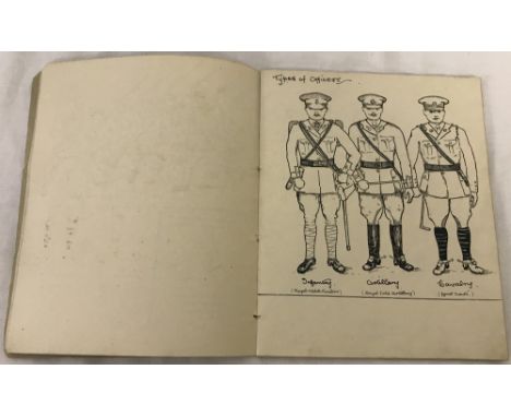 A WW1 soldier's sketch book. Sketches by Leonard DF Lambert. Contains sketches of soldiers and Officers, many of The Welsh Di