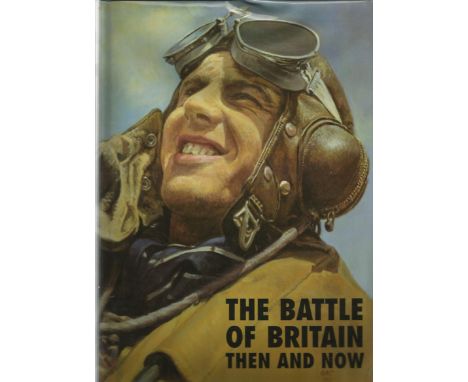 The Battle of Britain then and Now by Winston Ramsay hardback book.  Signed on inside page by 10. Includes Richard Jones, Ton