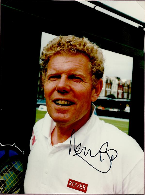 Mark Cox Tennis Player World Number 13 In August 1977 Signed Colour 8x6