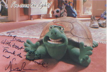 Nick Park Dedicated Signed Picture Of A Character From Creature