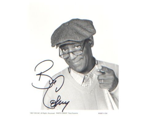 Bill Cosbie, signed10”x8” portrait of the legendary American comic. Excellent.