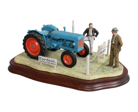 Border Fine Arts 'A Major Decision' (Fordson Major E1ADDN Tractor), model No. JH92 by Ray Ayres, limited edition 255/1500, on