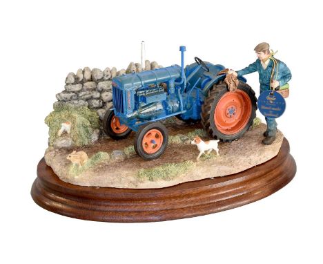 Border Fine Arts 'Bolt from the Blue' (Farmer and Fordson), model No. B1662 by Ray Ayres, on wood base, with boxProvenance: A