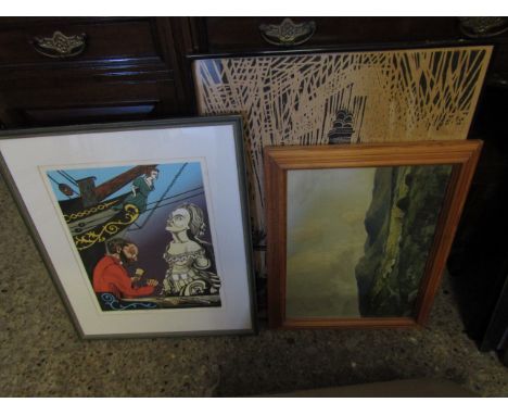 BOX MIXED PRINTS PICTURES A FURTHER PRINT  NEWMARKET  BY TD ELIA
