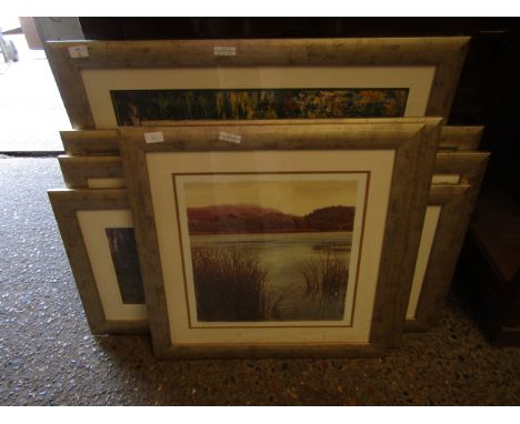 SIX GOOD QUALITY FRAMED PRINTS