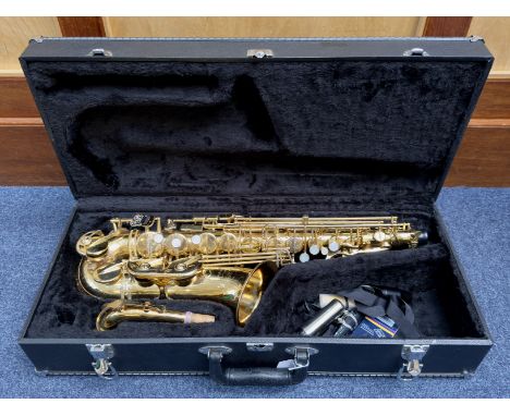Musical Interest - Jupiter Saxophone In Its Original Box. Serial Number JAS-769 505134. Please See Photos for Condition.