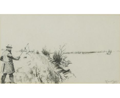 Coursing: 'At Full Stretch', 'The Game's A'Foot', 'The Run Up', 'The Slip', drawings for illustrations in A Review of Coursin